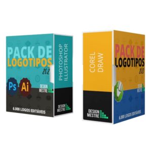 Pack 10000 Logos Logotipos Editáveis Psd Ai Corel + Brindes