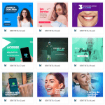 Packs Artes Prontas Pack Dentista, Odontologia, 120 Artes Sociais Photoshop