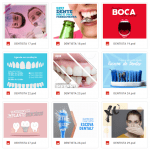 Packs Artes Prontas Pack Dentista, Odontologia, 120 Artes Sociais Photoshop