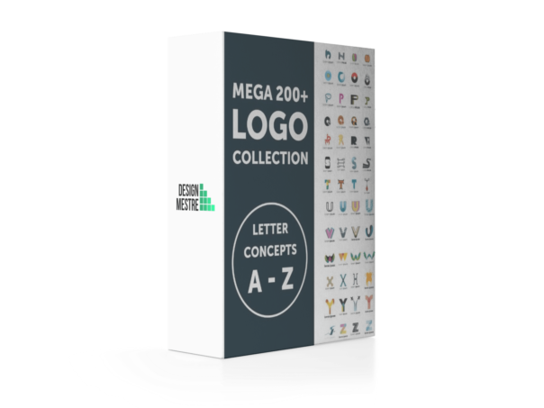Downloads Gratuitos Pack de 200 logos editáveis Alfabeto, Illustrator – Download Gratuito