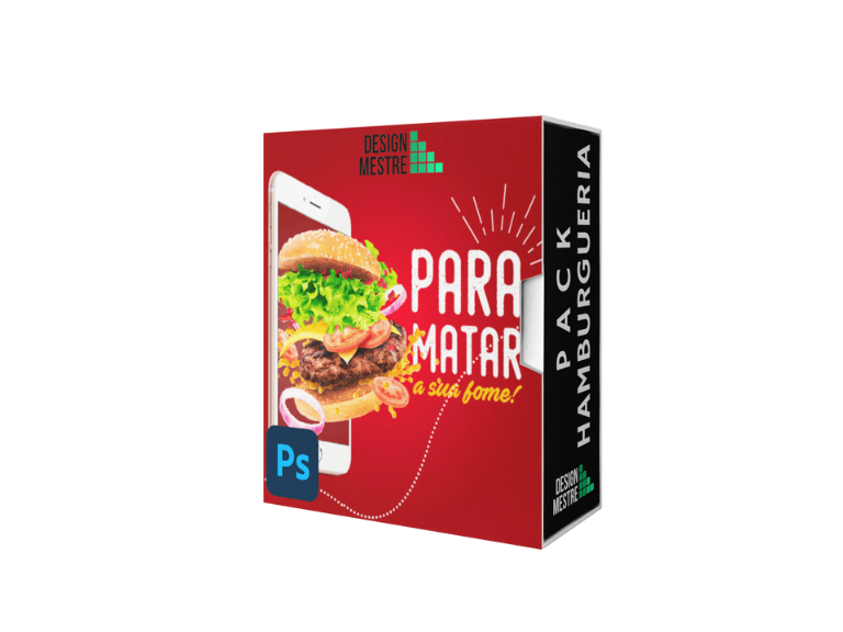 Pack 49 artes Hamburgueria editável PSD