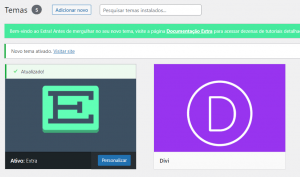 WordPress Tema Divi com Chave de Ativação + Plugins + Extra Theme